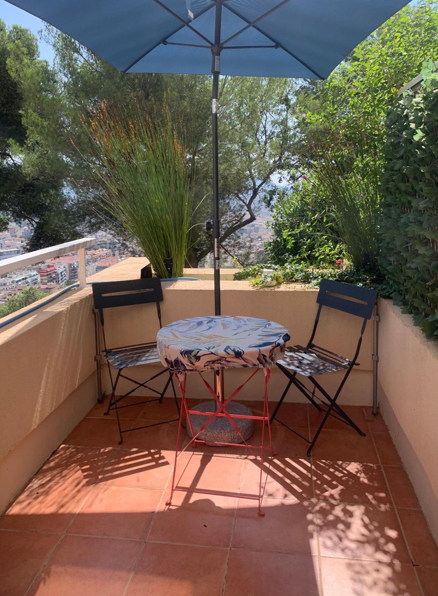 Chambre D Hote Avec Clim Terrasse Et Petit Dejeuner Hauteurs De 尼斯 外观 照片